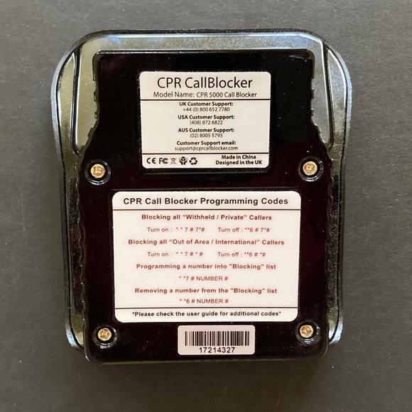 CPR Call Blocker V5000/Pre-Loaded 5000 Known Scam Numbers/Add up to 1500 more! - Picture 5 of 5